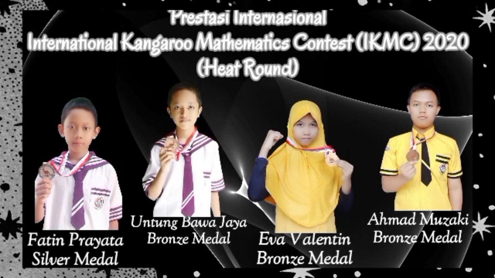 SD Akar Panrita Mamminasata Meraih 4 Medali pada International Kangaroo Mathematics Contest (IKMC) 2020